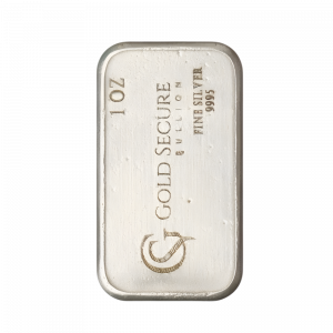1oz Gold Secure Silver bar (restocking Dec 2025)